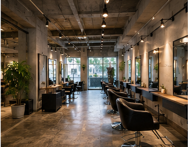 ヘアサロン 風-kaze- 店内メインフロア